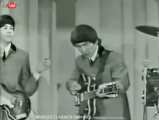 THE BEATLES - ALL MY LOVING - THE ED SULLIVAN SHOW DEAUVILLE HOTEL FEBRUARY 16, 1964