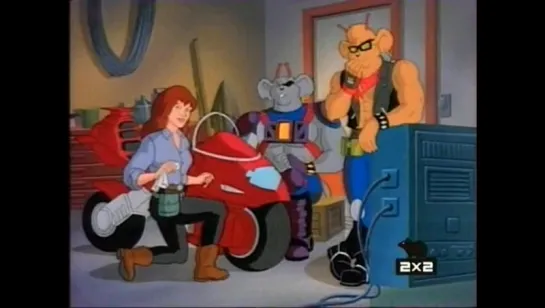 Мыши-Рокеры с Марса 3 сезон 7 серия / Biker Mice from Mars 3x07 (1993 – 1996) Too Many Limburgers Spoil the Cheese