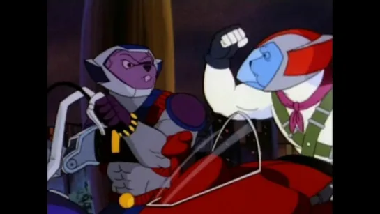 Мыши-Рокеры с Марса 1 сезон 2 серия / Biker Mice from Mars 1x02 (1993 – 1996) The Reeking Reign of the Head Cheese (part 1)