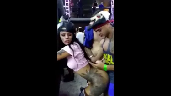 Slut Being Gangbanged At Concert - Gang Bang