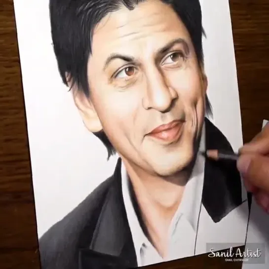 Drawing Shahrukh Khan