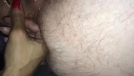 She enjoys to finger his ass while she sucks his dick in the car