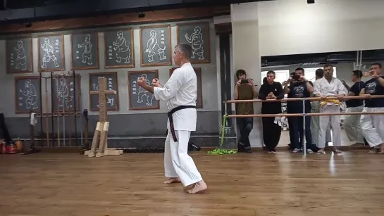 Sanchin kata Goju ryu karate IOGKF Sensei Kurilko Bogdan 6 dan