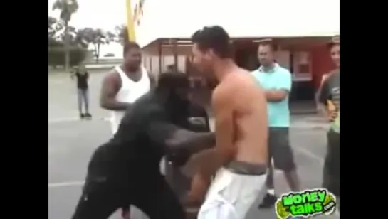 Kimbo slice destroy 2 guys