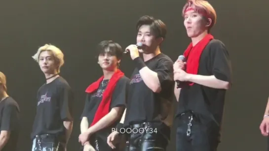 [VK][180630] MONSTA X - Ending Talk (Wonho focus) @ The 2nd World Tour: The Connect in Bangkok