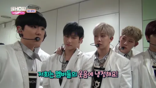 [VK][170411] Monsta X - Backstage @ Show Champion