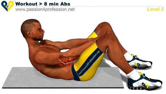 8 MIN ABS WORKOUT - LEVEL 2