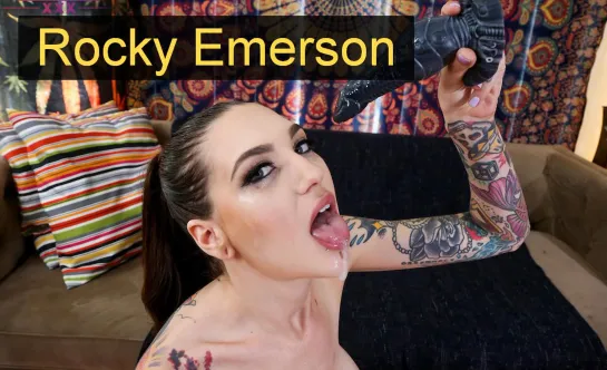 Rocky Emerson | Кончил в глаз | hardcore, oral sex, cum on face, cumshot, tears, fucking, tattoo, alt girl, fucked, fuck