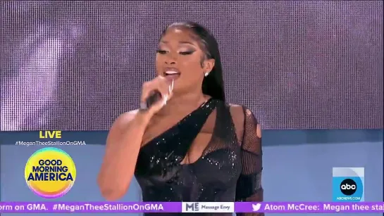 Megan Thee Stallion performs ‘Pressurelicious’ on 'GMA'