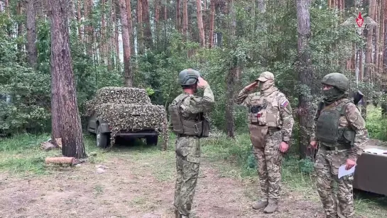 Награждение военнослужащих ЦВО