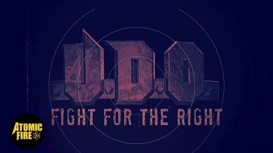 U.D.O. - Fight For The Right [Official Lyric Video] 2023