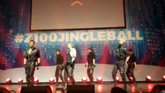 [VK][181207] MONSTA X fancam - Be Quiet @ Pepsi x Jingle Ball All Access Lounge in New York