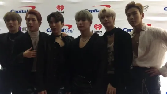 [VK][181205] MONSTA X - Red Carpet @ Jingle Ball Tour in Philadelphia