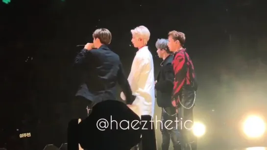 [VK][181204] MONSTA X fancam - Talk @ Jingle Ball Tour in Boston