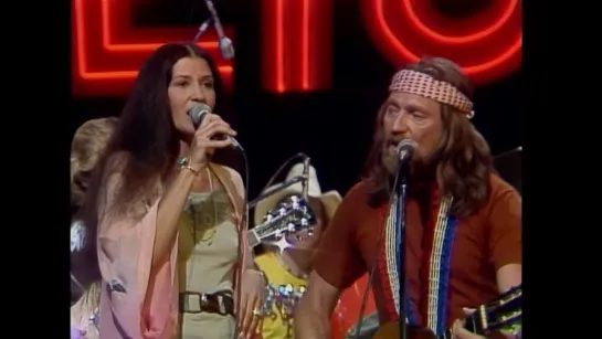 Will the Circle Be Unbroken - Willie Nelson and Rita Coolidge _ The Midnight Special (1080p)