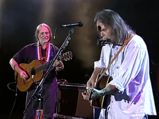 Neil Young  Willie Nelson - Heart of Gold (Live at Farm Aid 1995)