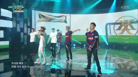 [VK] [02.10.15] Monsta X - Rush @ Music Bank