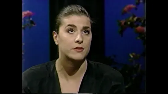 Cecilia Bartoli interview - Montréal, juillet 1991