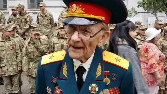 Самый мужественный и справедливый 92-летний ветеран Киева. 9 мая 2017 интервью