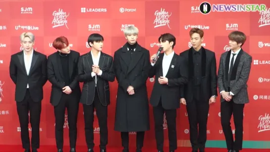 [VK][06.01.2019] MONSTA X Red Carpet 'GOLDEN DISC AWARDS 2019' @NewsInStar