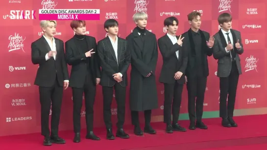 [VK][06.01.2019] MONSTA X Red Carpet 'GOLDEN DISC AWARDS 2019' @STARK