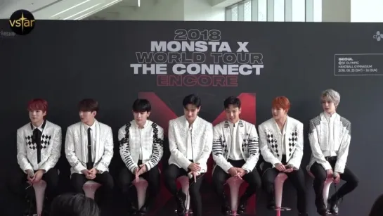 [VK][25.08.2018] Press-conference 'THE CONNECT ENCORE in Seoul' with MONSTA X @Vstar