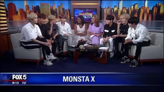 [VK][23.07.2018] 'On Good Day New York' (part 1 with MONSTA X) @FOX5NY