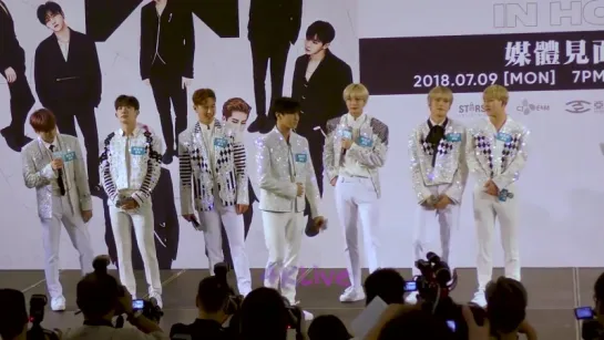 [VK][09.07.2018] Press conference  The 2nd World Tour "THE CONNECT" in Hong Kong @4k Live