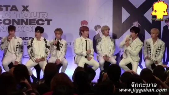 [VK][29.06.2018] Press conference with  MONSTA X  2018 WORLD TOUR “THE CONNECT” in BANGKOK @LoveJiggaban Ch