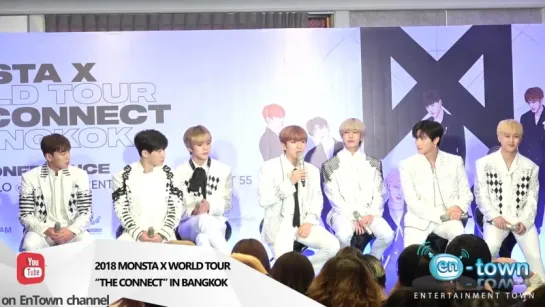 [VK][29.06.2018] Press conference with  MONSTA X  2018 WORLD TOUR “THE CONNECT” in BANGKOK @EnTown