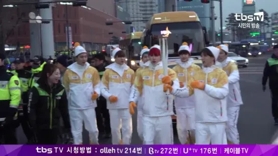 [VK][13.01.2018] Pyeongchang 2018 Olympic Torch Relay Live Day 74 @tbsTV