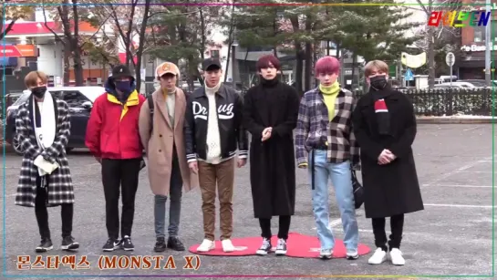 [VK][24.11.2017] MONSTA X at arrive KBS Music Bank @ liveenTV