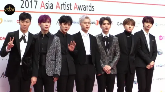 [VK][15.11.2017] Red Carpet ( Monsta X, Astro, VIXX @ 2017 AAA VStar News