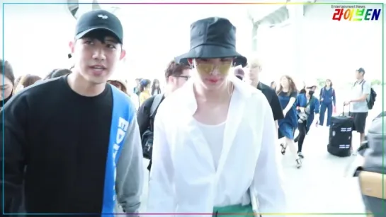 [VK][16.08.2017] Monsta X in airport Incheon fly to Japan @ liveen 라이브엔