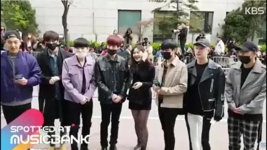 [VK][14.04.2017] Monsta X Spotted At Music Bank