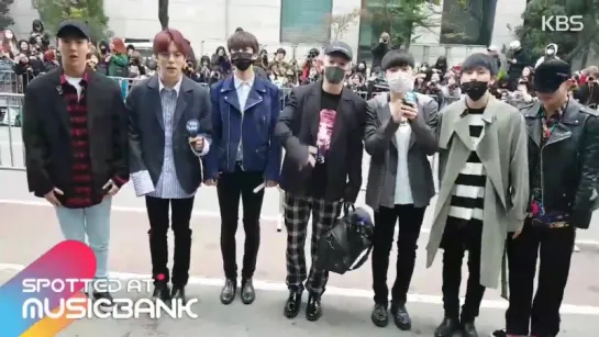 [VK][07.04.2017] Monsta X Spotted At Music Bank