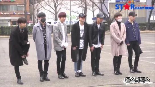 [VK][31.03.2017] Monsta X arriving at Music Bank @ stardailynews