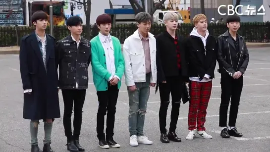 [VK][24.03.2017] Monsta X arriving at Music Bank @ CBS