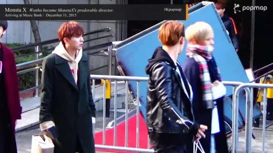 [RAW|VK][11.12.2015] Monsta X Music Bank @Kpopmap