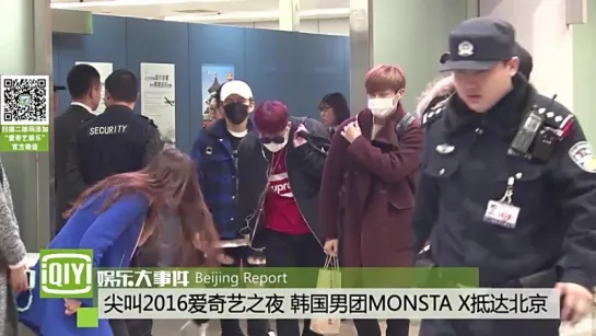 [RAW|VK][05.12.2015] Monsta X  Airport Beijing @iqiyi