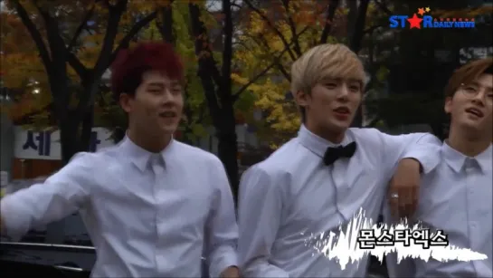 [RAW|VK][13.11.2015] Monsta X Music Bank @StarDailyNews