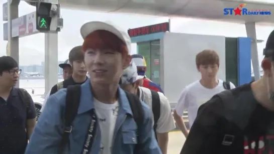 [RAW|VK][31.07.2015] Monsta X Airport Kcon 2015 @StarDailyNews