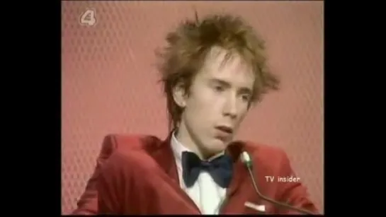 Johnny Rotten on Juke Box Jury BBC 70s