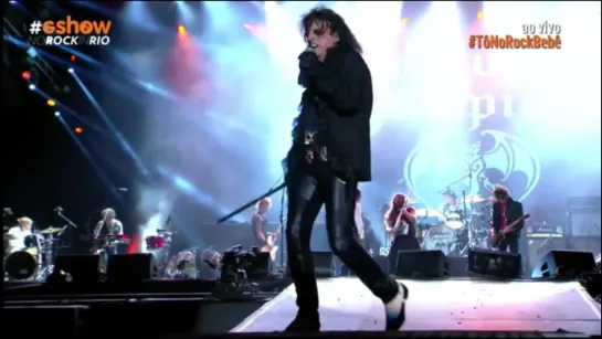 Hollywood Vampires feat. Andreas Kisser /Schools Out/    Rock In Rio