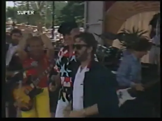 Ringo Starr playing with The Beach Boys July 4th 1984 1