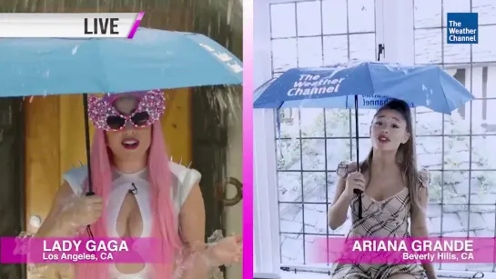 Lady Gaga & Ariana Grande Are The Chromatica Weather Girls