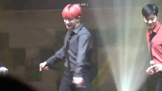 [VK][180121] MONSTA X fancam - Because of U (Wonho focus) @ Fan-Con with Monbebe