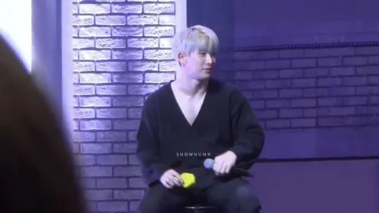 [VK][190105] MONSTA X fancam - Talk (Wonho focus) @ Fan-Con 'MX KINGDOM' with Monbebe