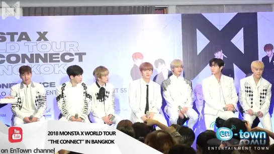 [Рус.саб][29.06.2018] Press Con MONSTA X The 2nd World Tour THE CONNECT in Bangkok