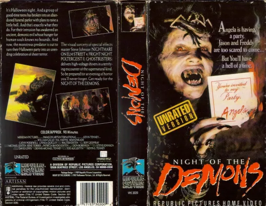 Ночь Демонов 3. Дом Демонов (Night of the Demons 3. Demon House)_1997_США, Канада (ужасы)